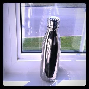 silver Tim Horton’s” water bottle